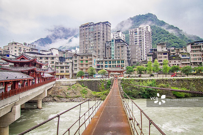 雅安熊猫古城图片素材