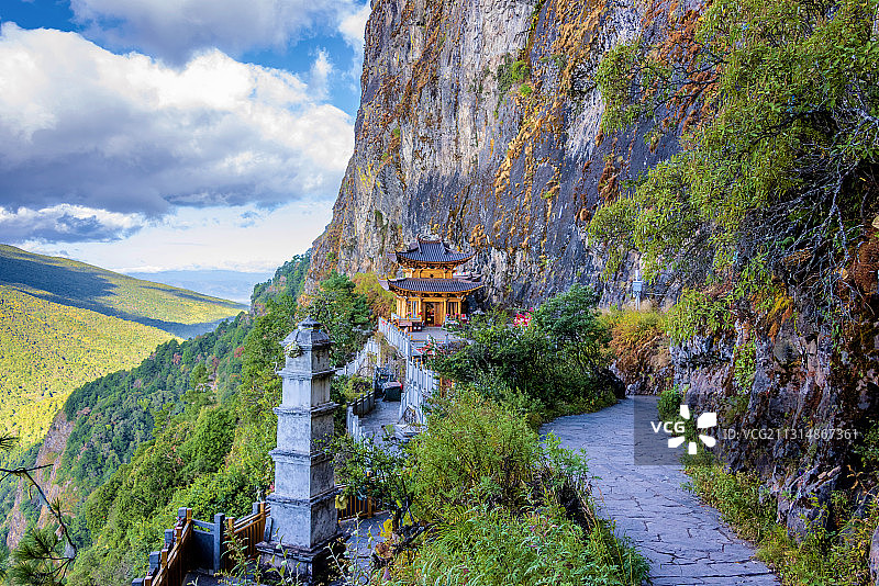中国云南省大理鸡足山华首门图片素材
