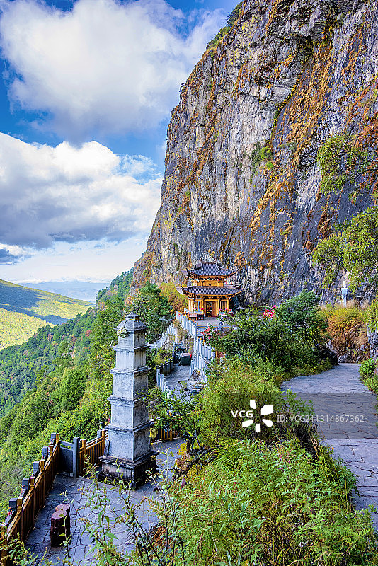 中国云南省大理鸡足山华首门图片素材