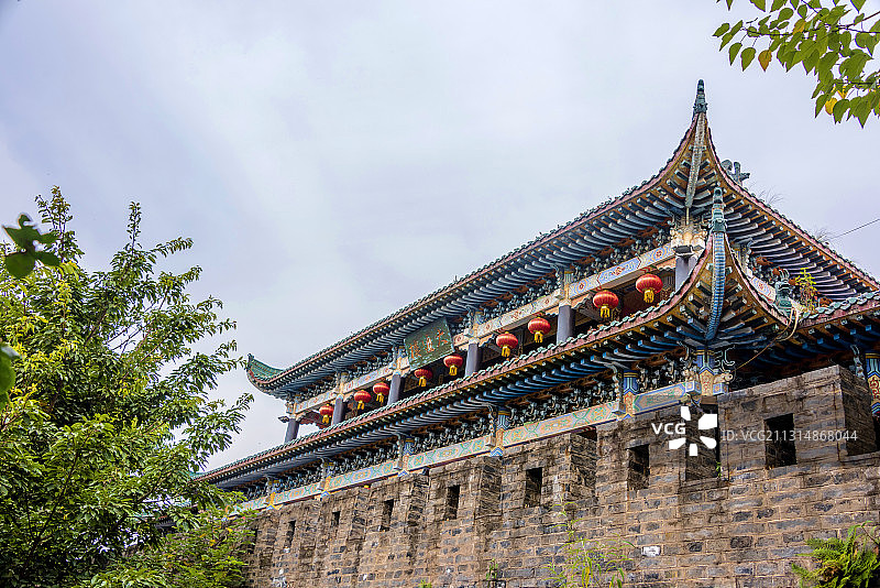 中国四川省凉山州首府西昌市西昌古城大通门图片素材