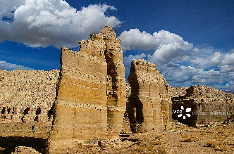 西藏阿里札达县土林风光图片素材