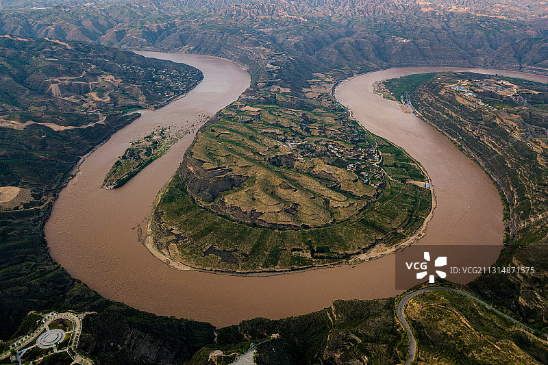 黄河乾坤湾图片素材