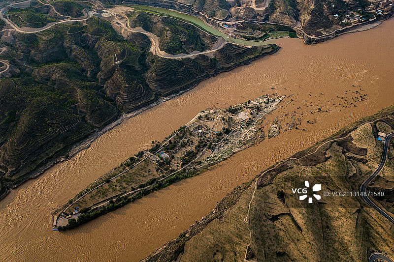 黄河乾坤湾图片素材