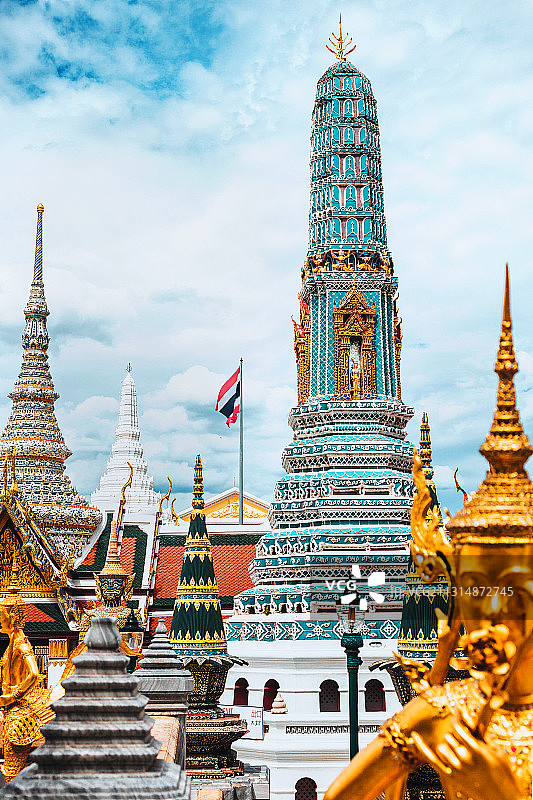 泰国曼谷玉佛寺大皇宫图片素材