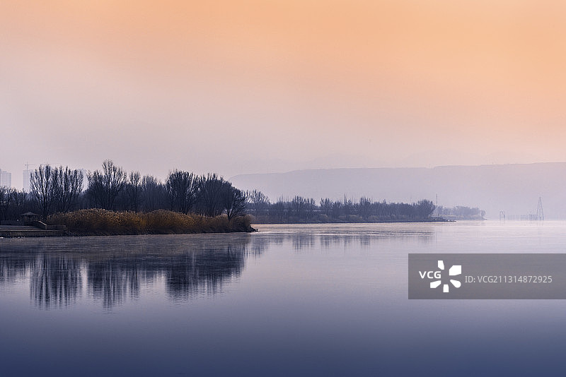 刘家峡太极岛2图片素材