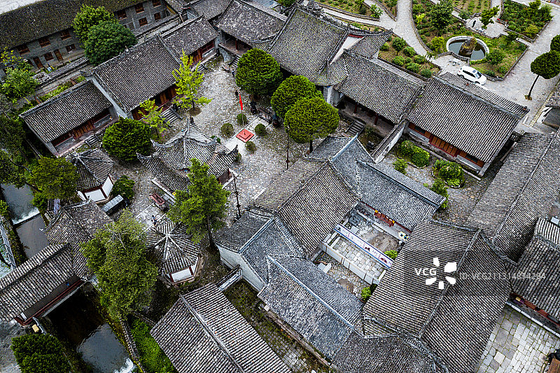 紫柏山张良庙图片素材