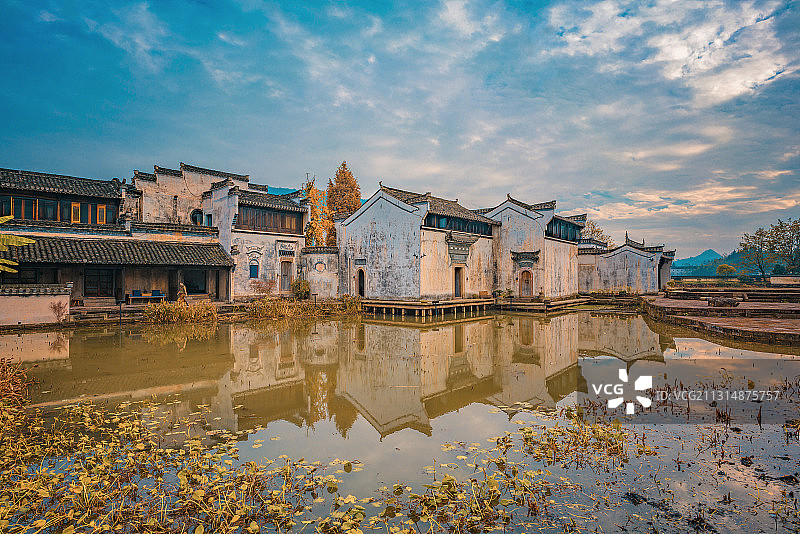 黄山市呈坎村风光图片素材