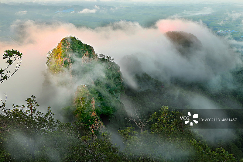 吉林蛟河拉法山国家森林公园图片素材
