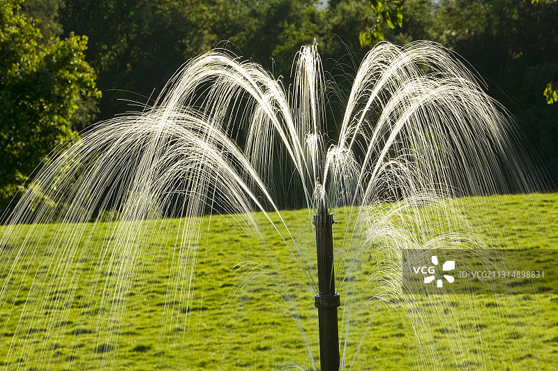 英国温德米尔的喷泉图片素材