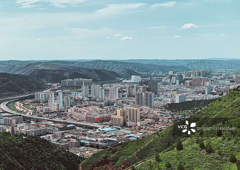 西部县城图片素材