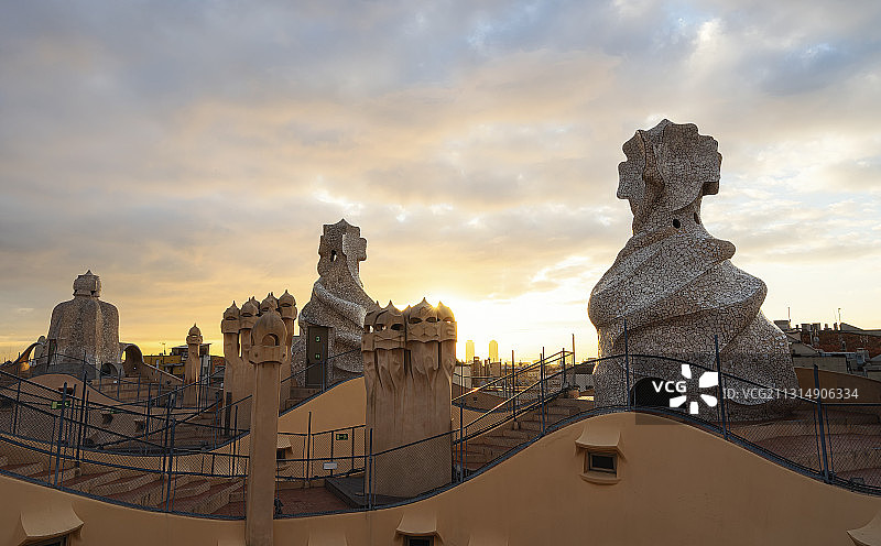 巴塞罗那米拉之家图片素材