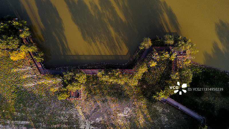 桃花潭公园图片素材