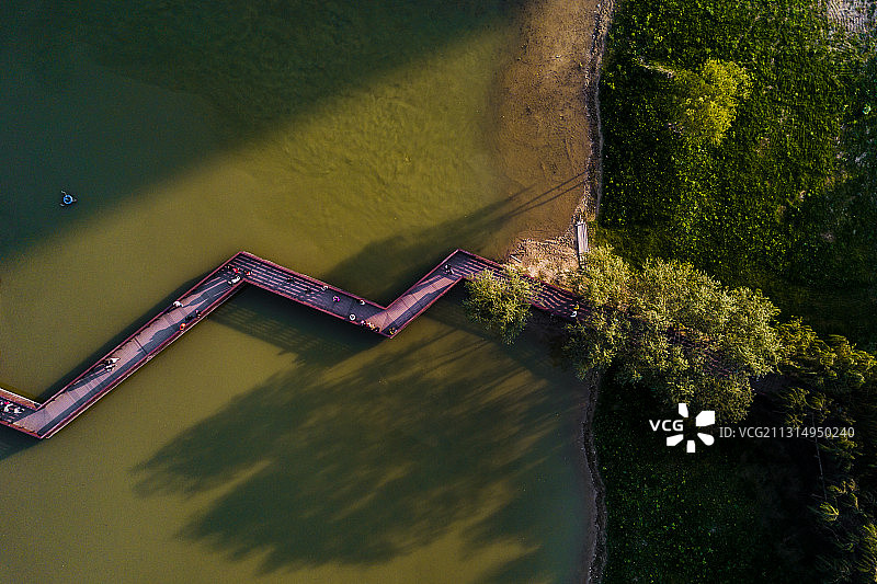 桃花潭公园图片素材