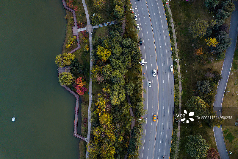 桃花潭公园图片素材