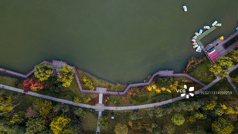 桃花潭公园图片素材