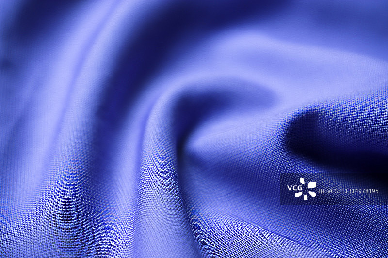 蓝色织物的全画幅镜头图片素材