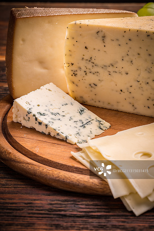 不同奶酪特写图片素材