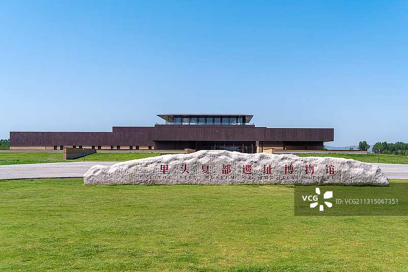 河南洛阳二里头夏都遗址博物馆门头图片素材