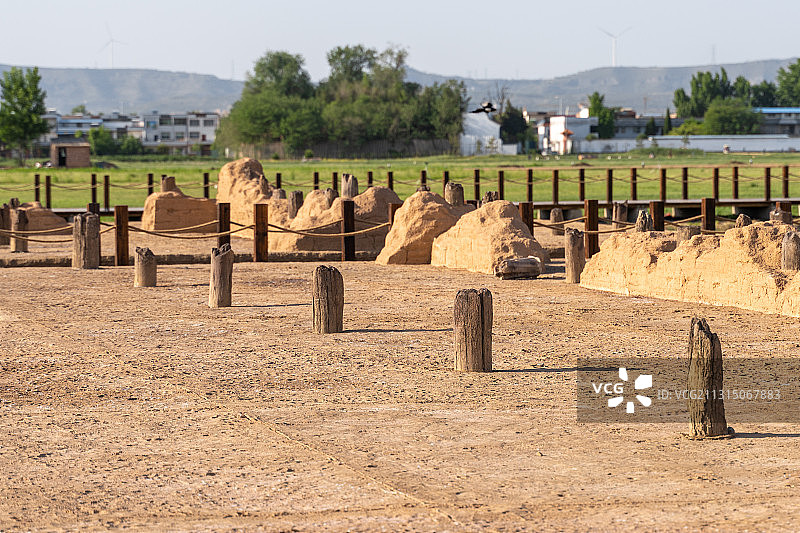 河南洛阳二里头考古遗址公园图片素材