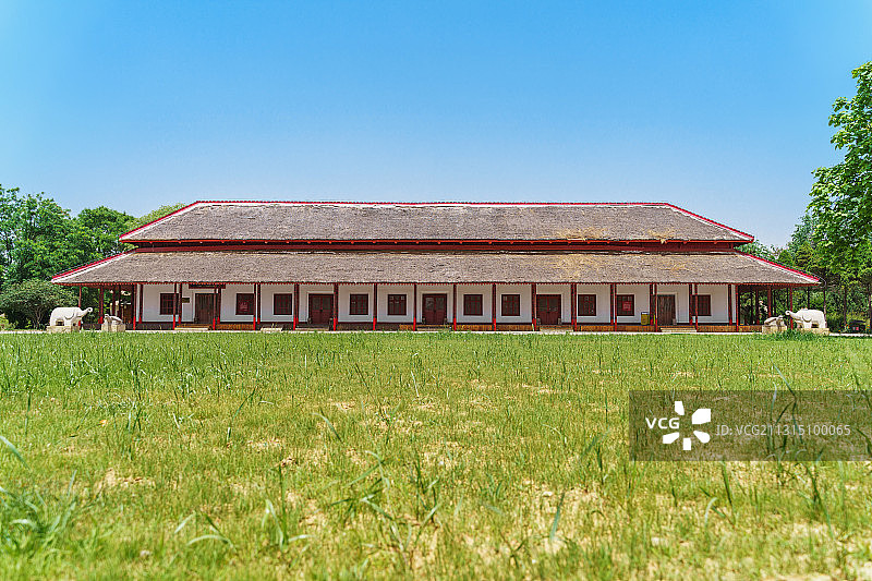 河南安阳殷墟遗宫殿宗庙址图片素材