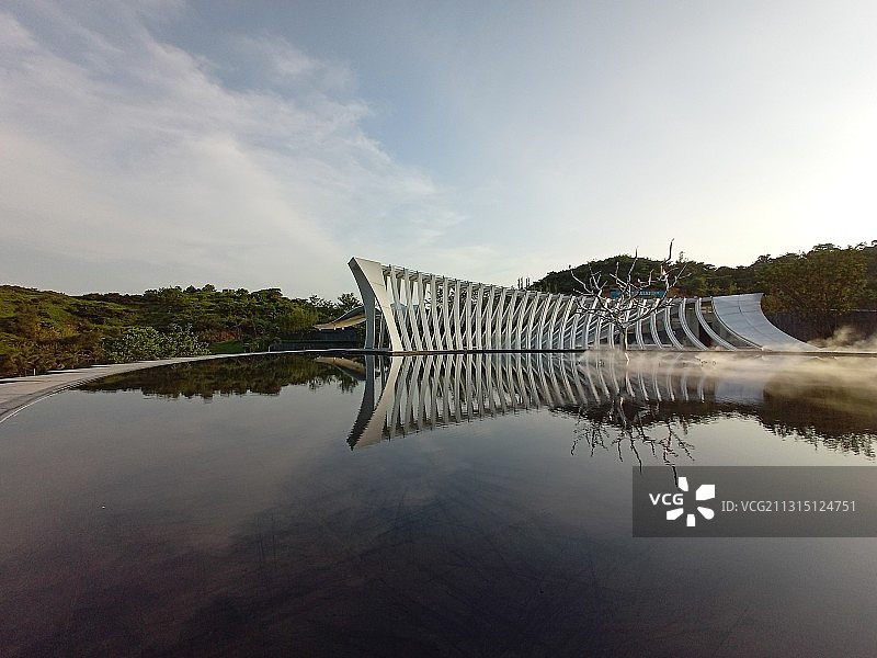 现代抽象建筑福州世茂印山海图片素材