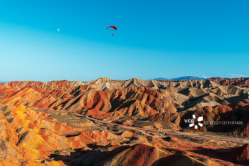 张掖七彩丹霞风光图片素材