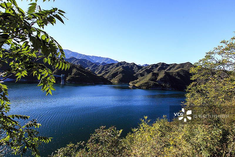 北京市门头沟斋堂水库图片素材