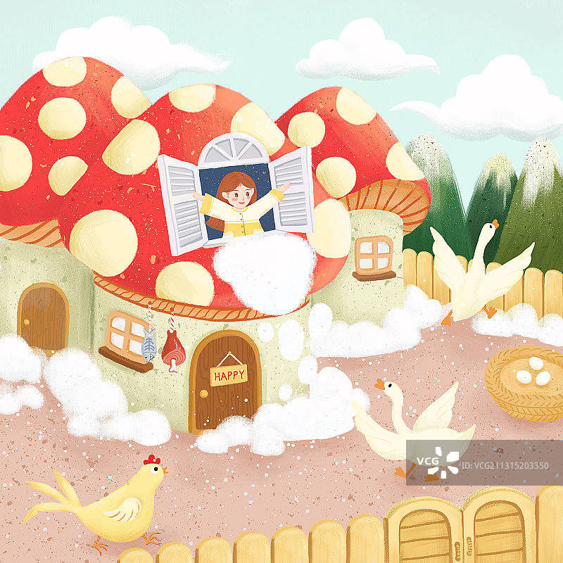 雪后的清晨图片素材