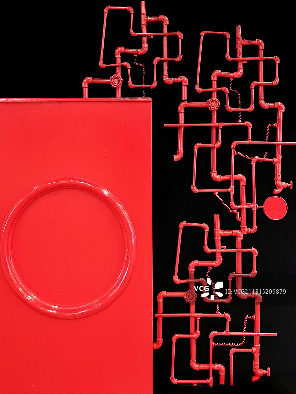 红色水管图片素材