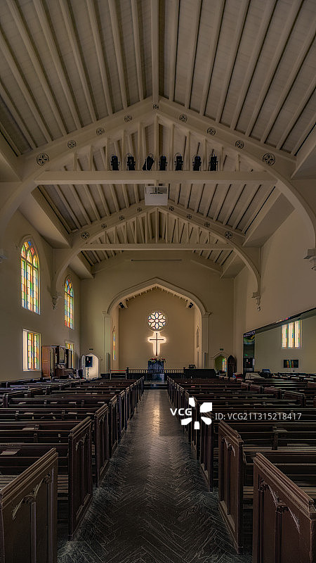 教堂内景图片素材