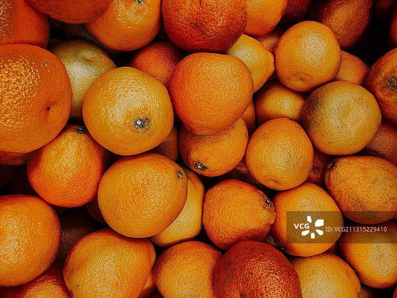 市场上出售的橙子全景照片图片素材