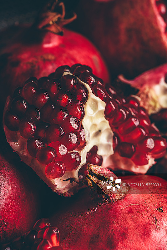 石榴特写图片素材
