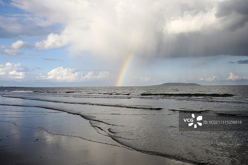 爱尔兰都柏林 Portmarnock 海滩图片素材