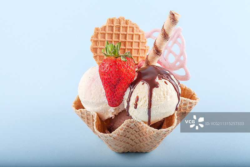 特写：冰淇淋，克罗地亚图片素材