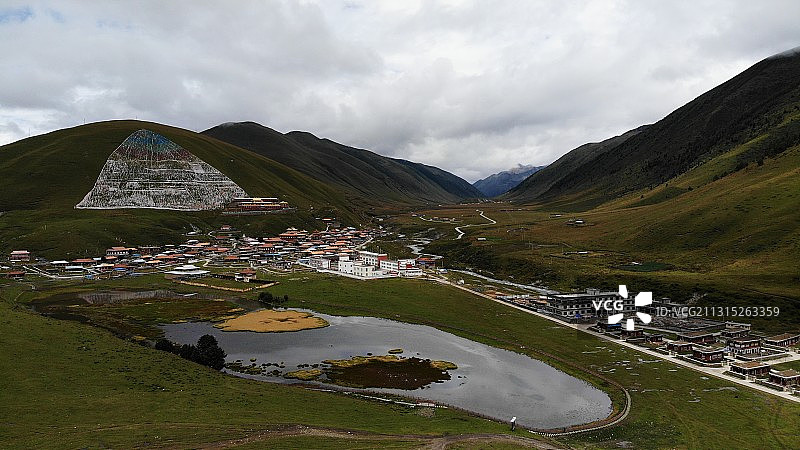 龙灯草原然姑寺图片素材