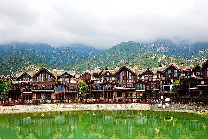 别墅区。图片素材