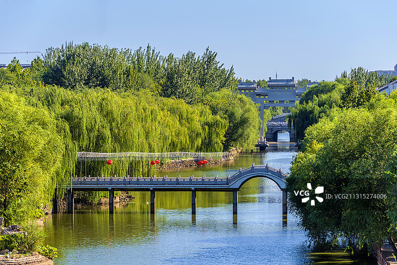 中国山东省德州市董子园风景区图片素材