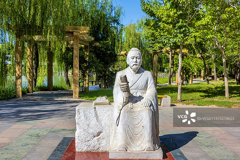 中国山东省德州市董子园风景区图片素材