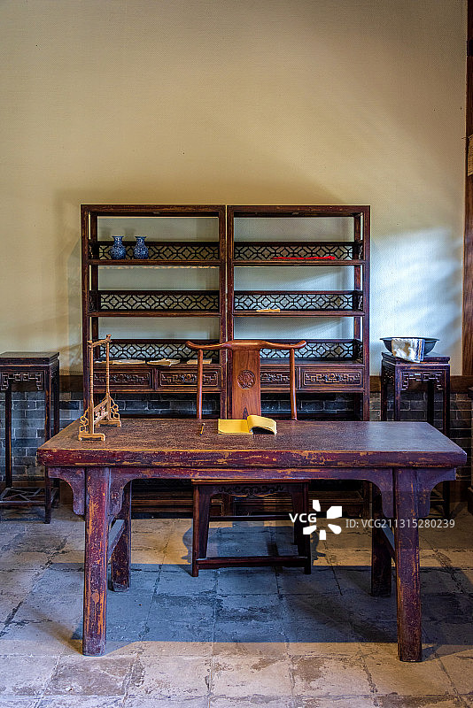 中国山东省滨州市杜受田故居图片素材