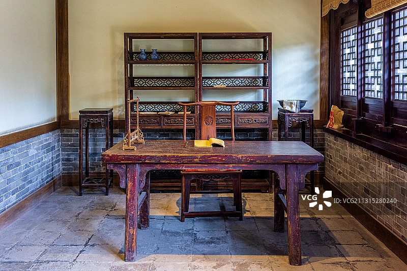 中国山东省滨州市杜受田故居图片素材