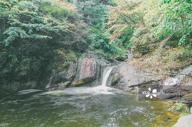 秋天的唐家河图片素材