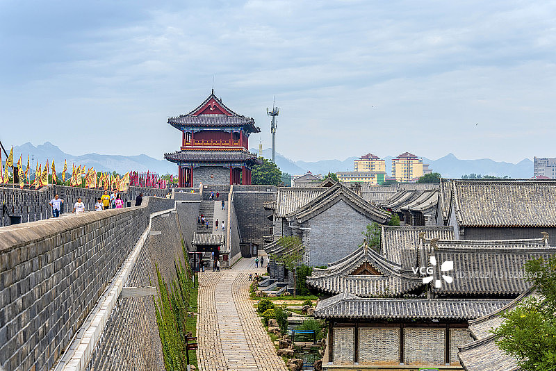 中国山东省潍坊市青州古城风光图片素材