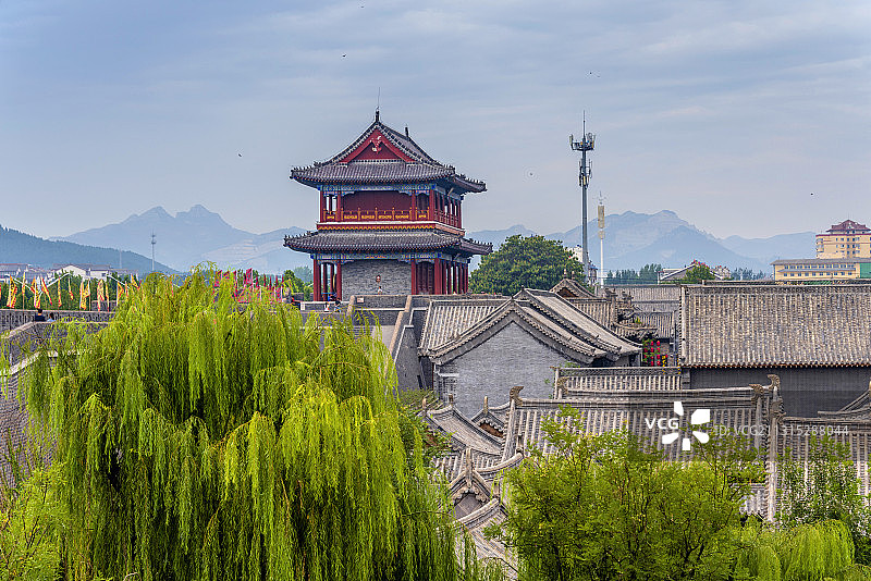 中国山东省潍坊市青州古城风光图片素材