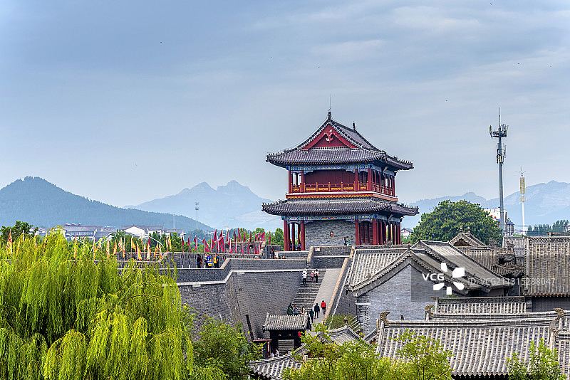 中国山东省潍坊市青州古城风光图片素材