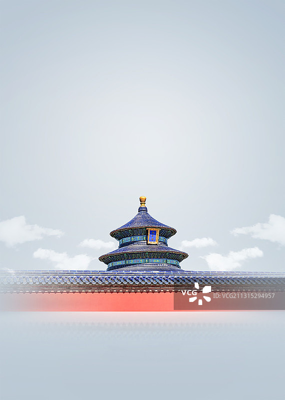 北京天坛祈年殿背景图片素材