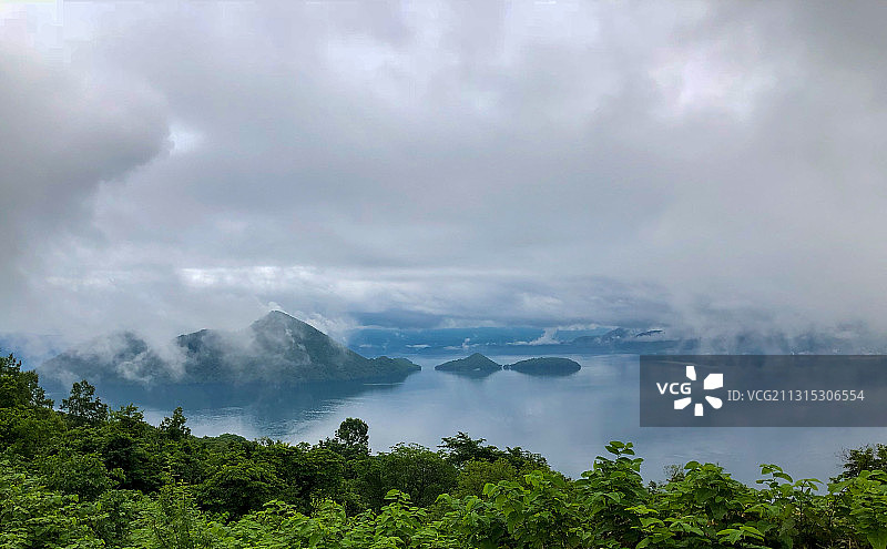 北海道风光-洞爷湖图片素材