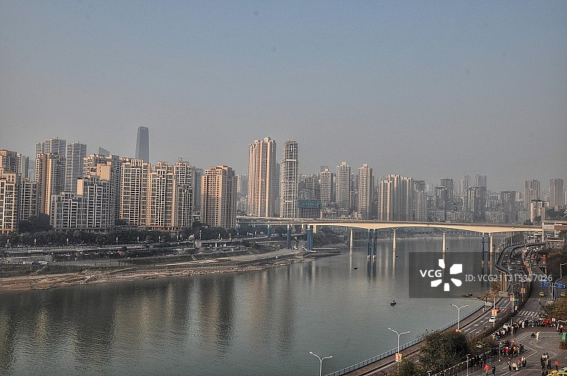 重庆渝澳大桥 观音桥图片素材