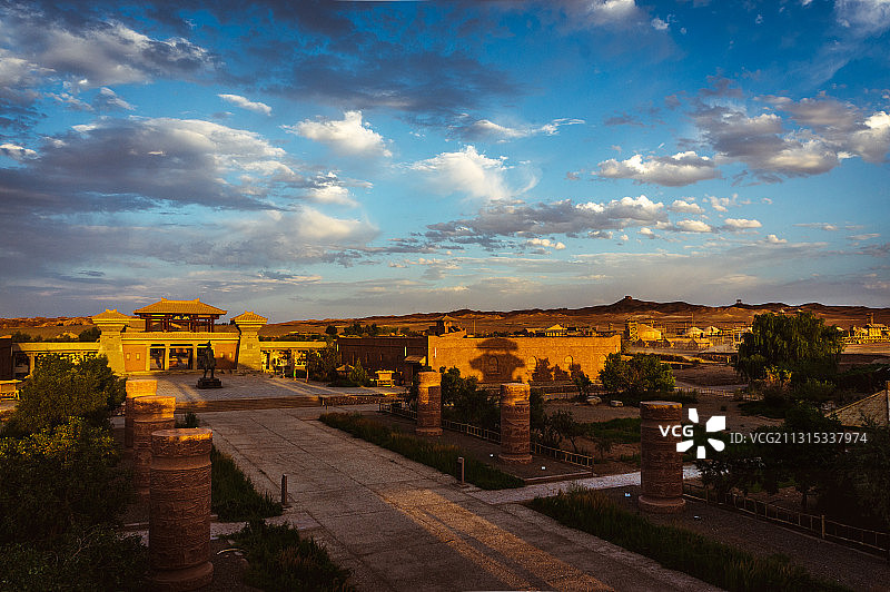 甘肃省敦煌市-阳关图片素材