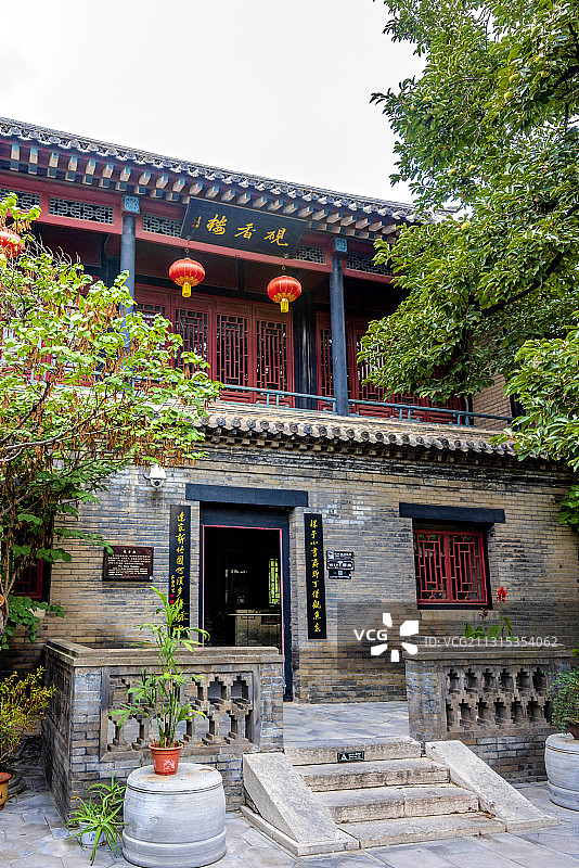 中国山东省潍坊市十笏园砚香楼图片素材