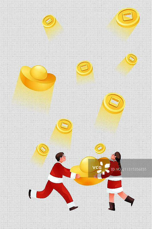 年俗-正月初五 接财神图片素材